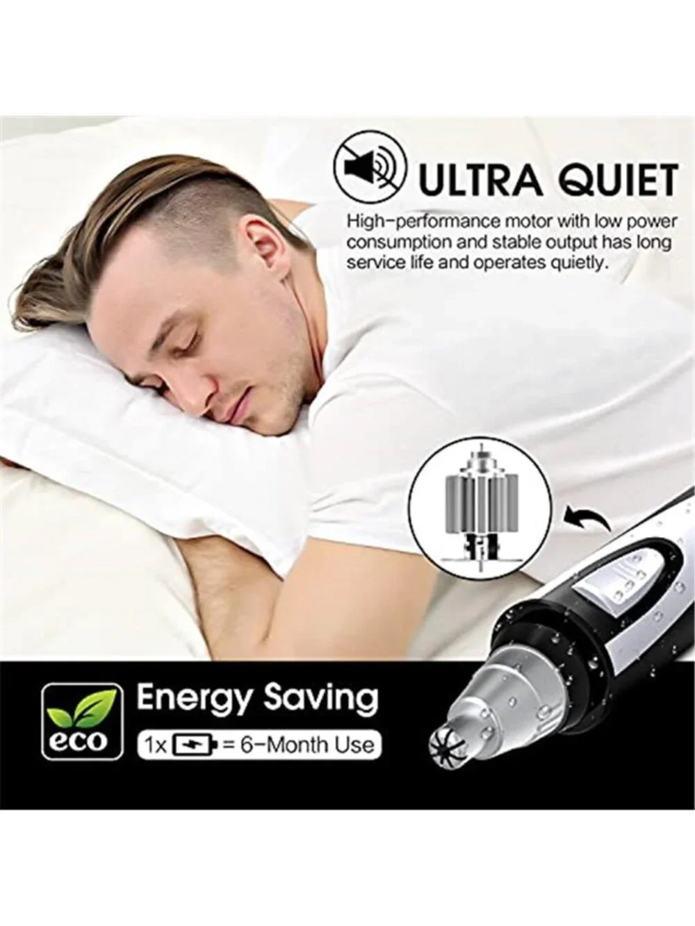 Ear and Nose Hair Trimmer Clipper - 2026 Professional Painless Eyebrow & Facial